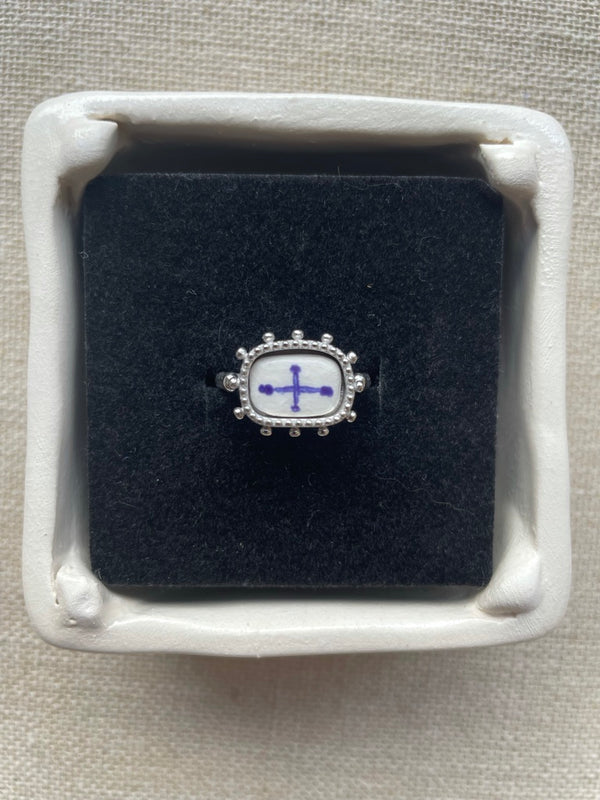 Avé Maria Mini Sereia Ring - Cross III