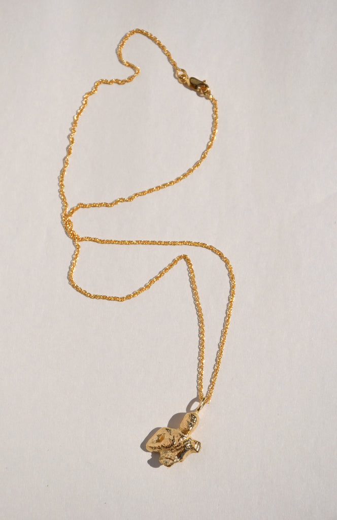 GOLD FREEDIVE NECKLACE