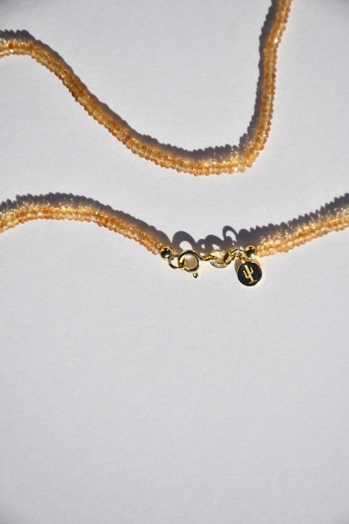 YELLOW CITRINE CANDY NECKLACE