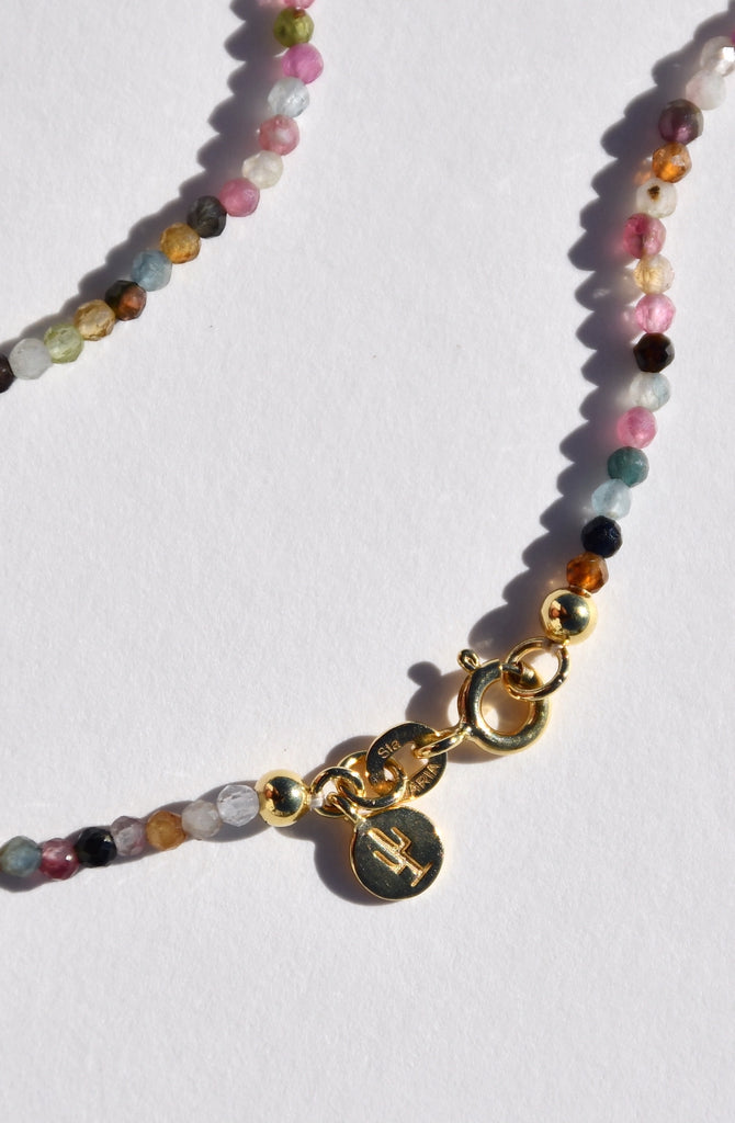 One of a Kind Faceted Beaded Candy Necklace Multi 18k Rose Gold – Irene  Neuwirth